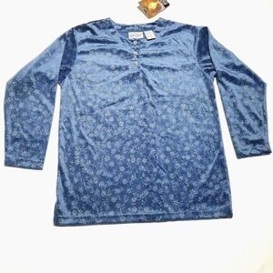 Jaclyn Smith Womens Size M Blue